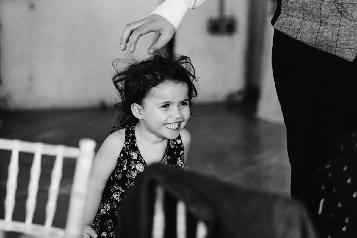 wedding guest smiling children 