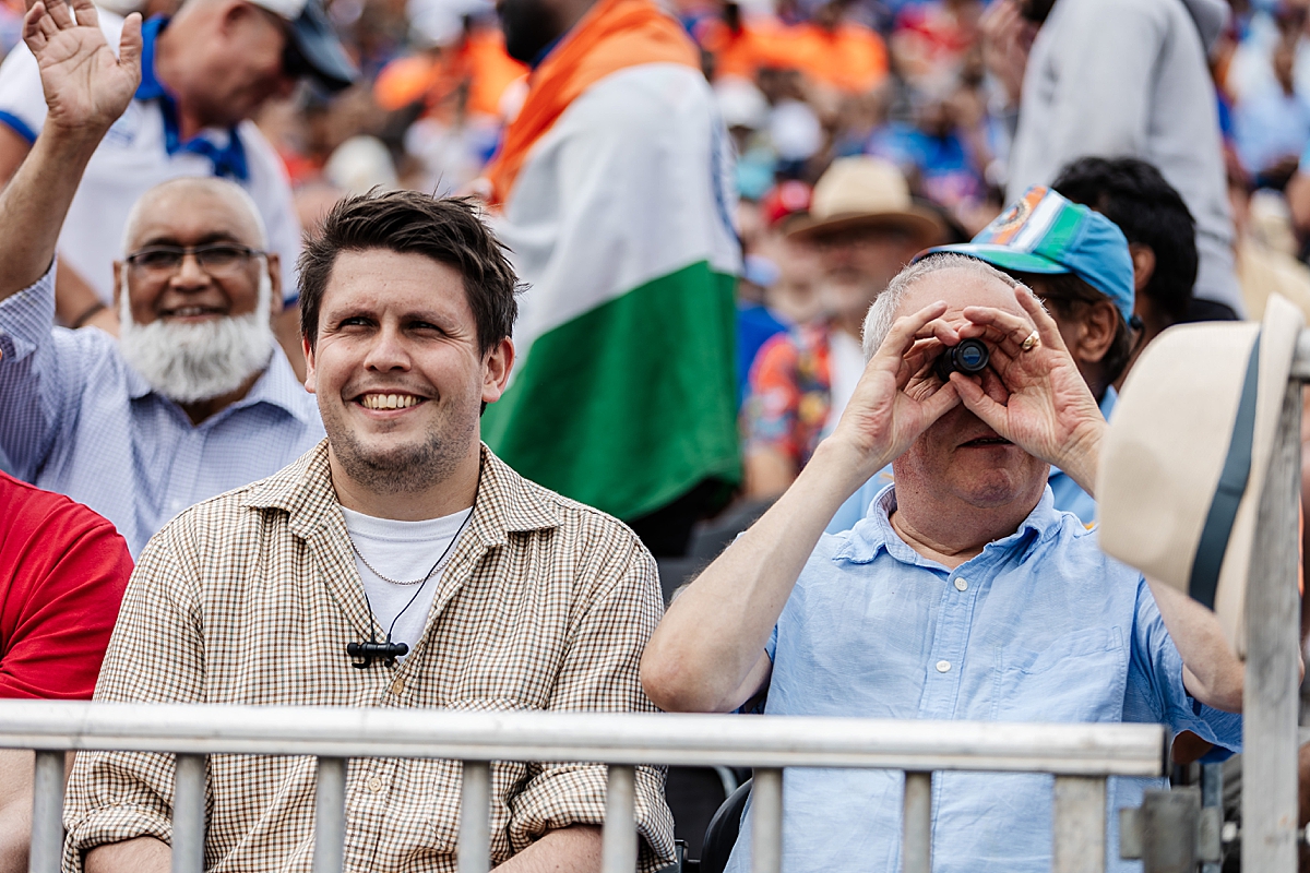 Emirates Old Trafford Cricket ground England fan crowd stand lancashire