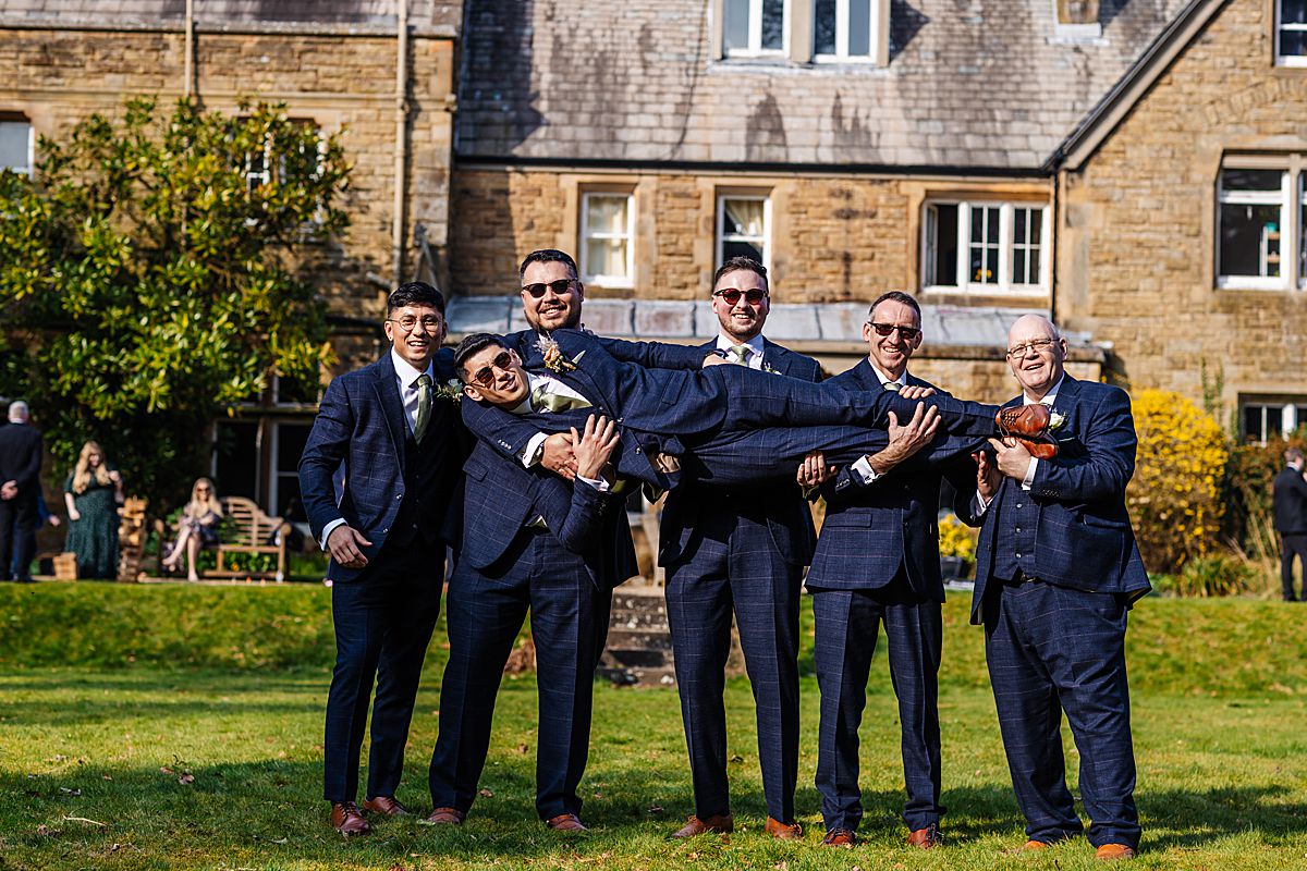 groomsmen wyresdale park smiles suits family