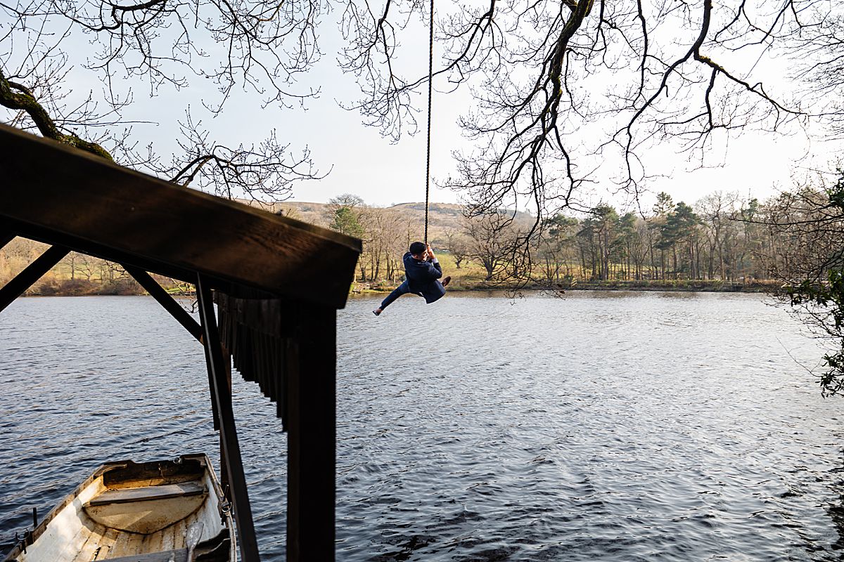 rope swing groomsmen wyresdale park