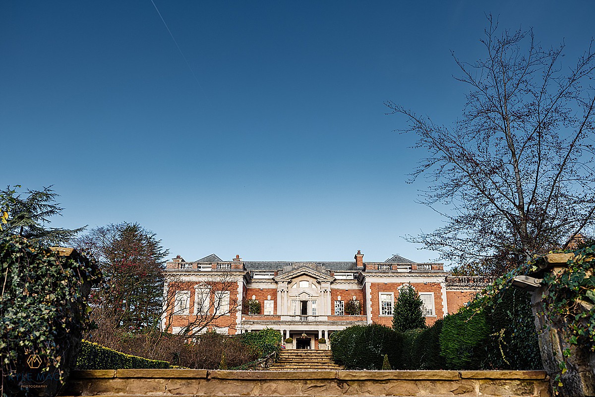 Eaves Hall Wedding Fireworks bride photography blue skys