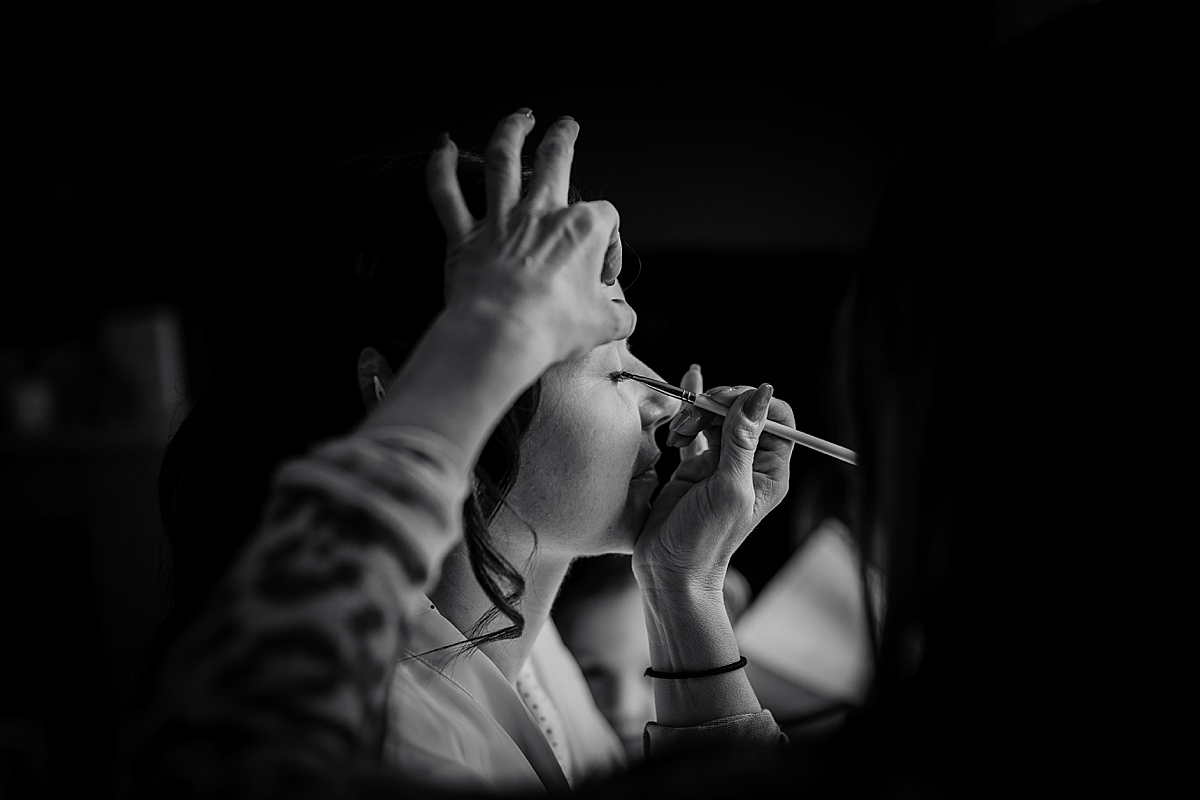 makeup bride wedding day lancashire photography makeup brush eyes