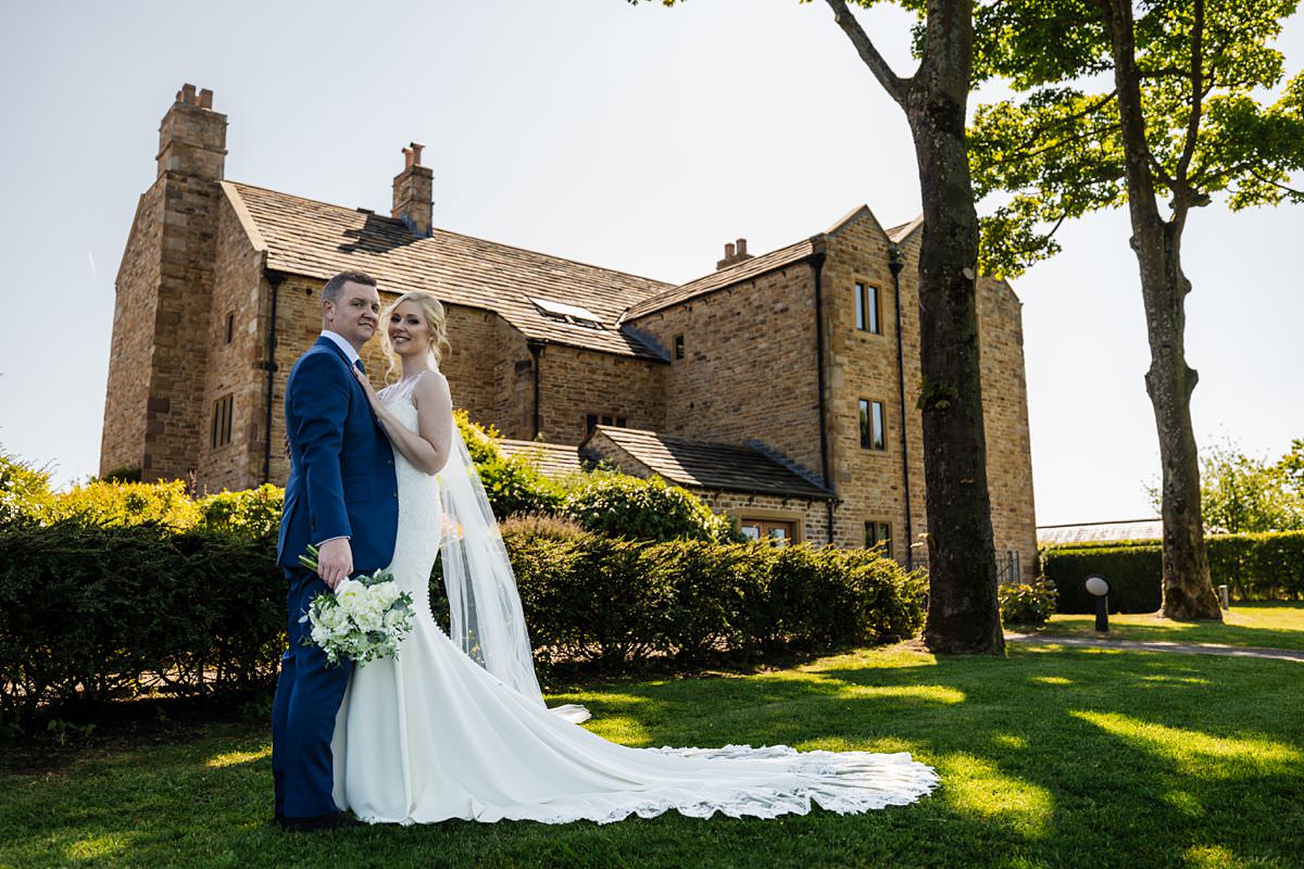 Couple portrait outside venue at Stanley House Wedding Photography Venue 