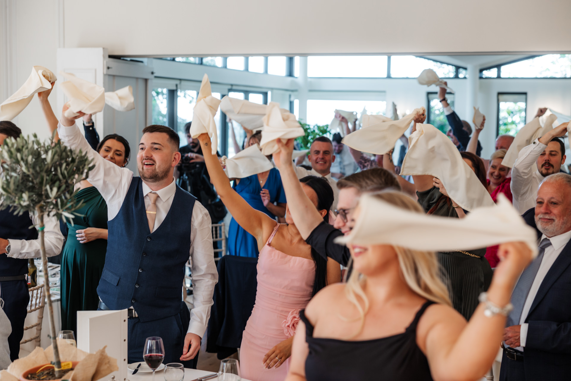 wedding entertainment at West Towerwedding photography
