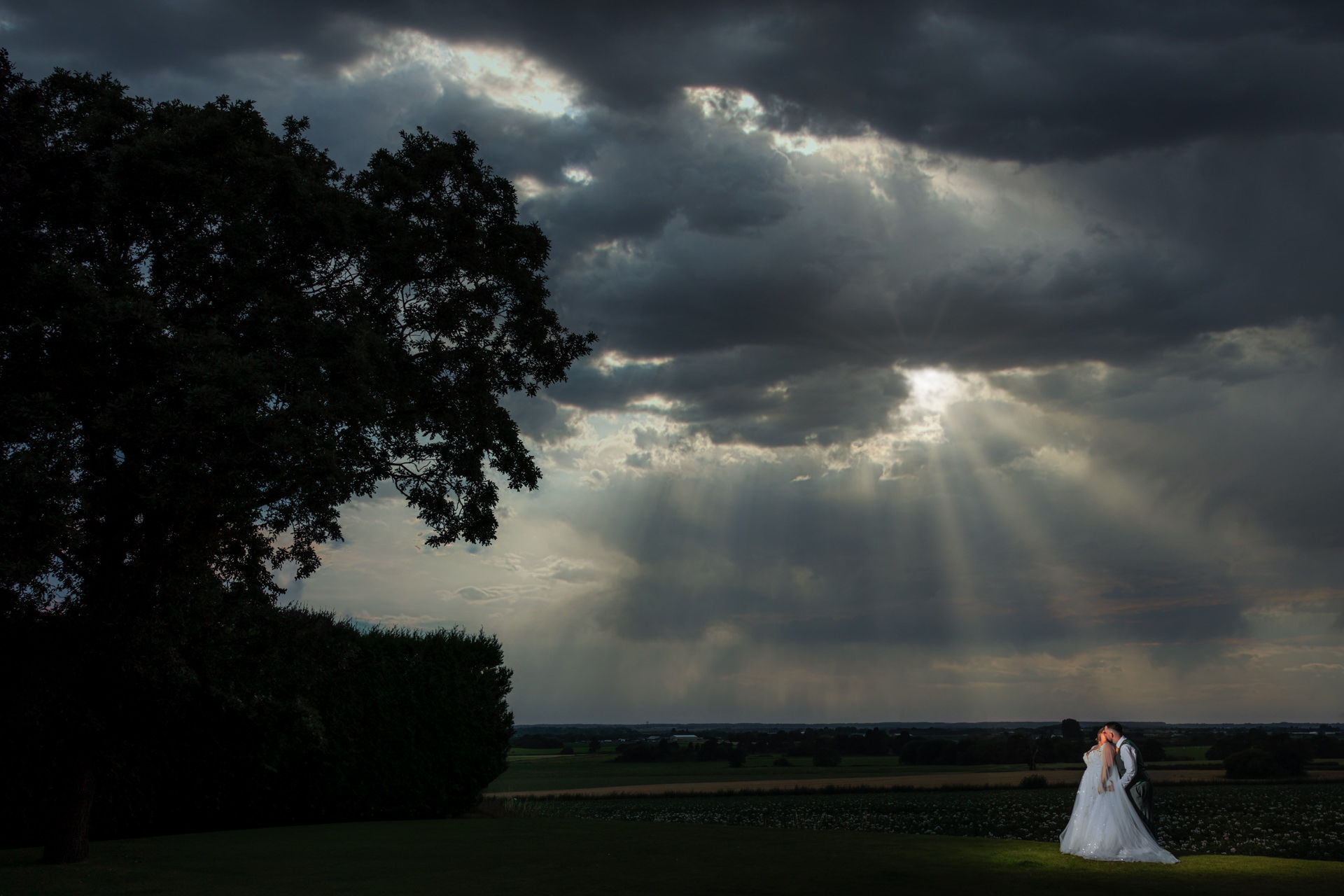 wedding portraits at West Tower wedding venue Lancashire