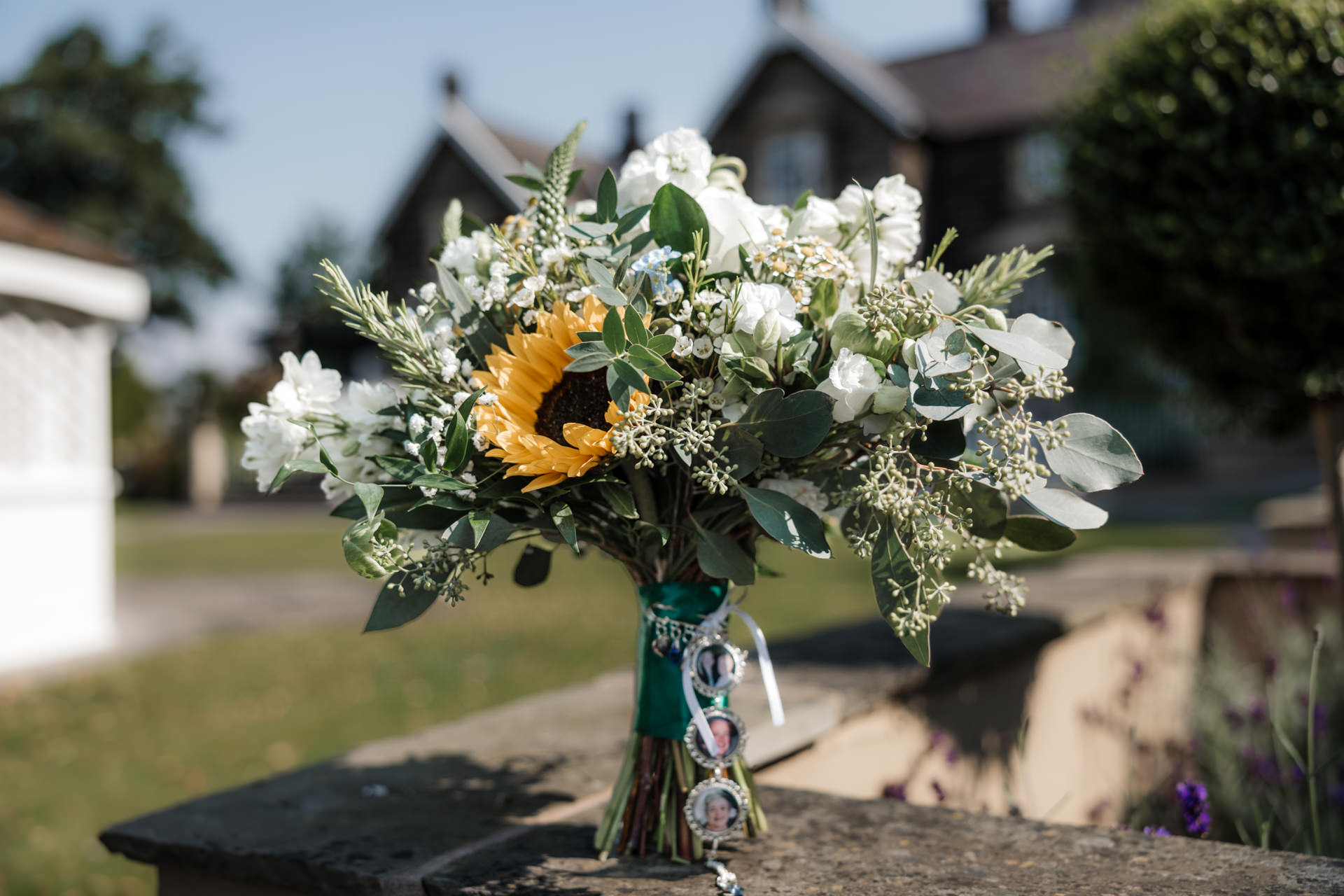 wedding flowers bouquet West Tower wedding venue