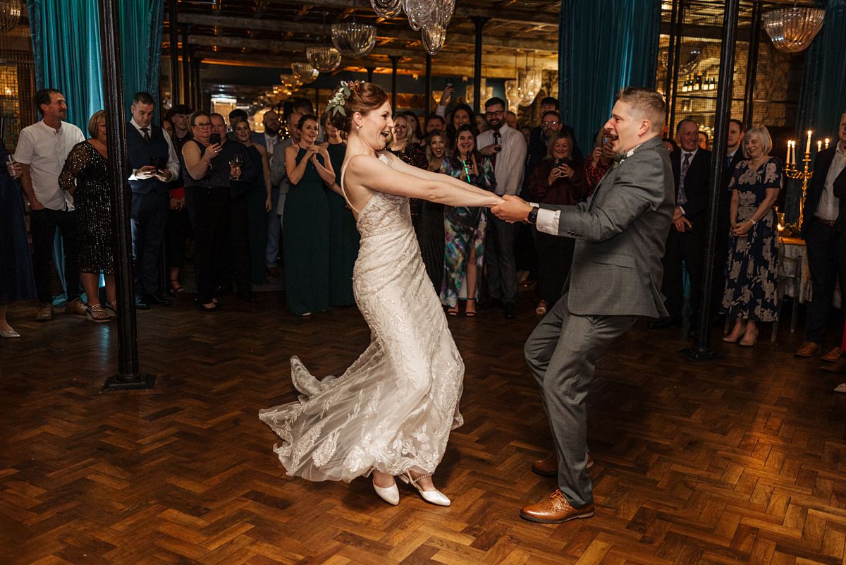 first dance Holmes Mill wedding venue 