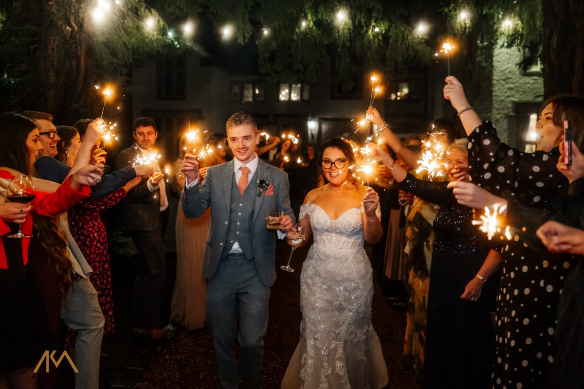 sparkler's Mitton Hall Winter Wedding