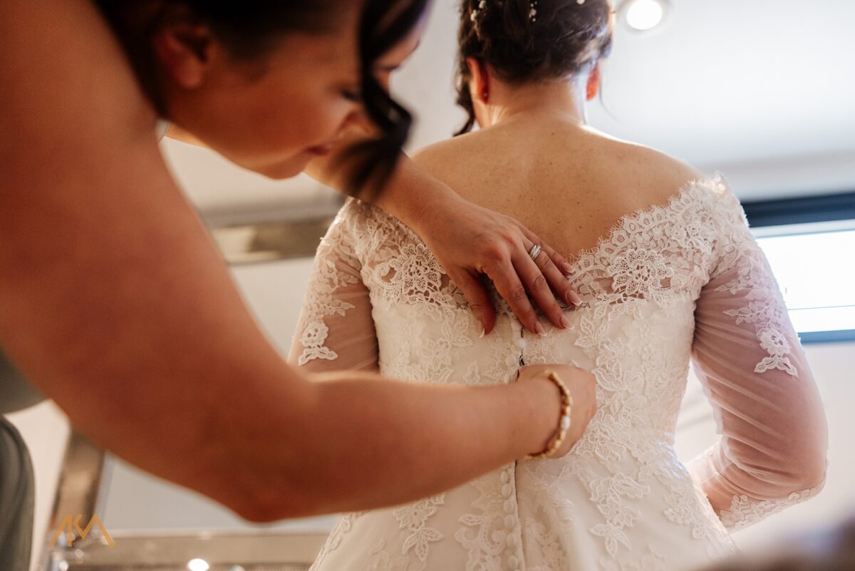 wedding dress bashall barn