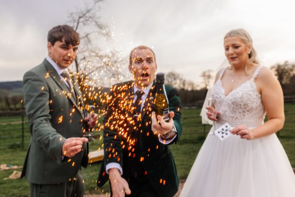 magician sam fitton lancashire wedding