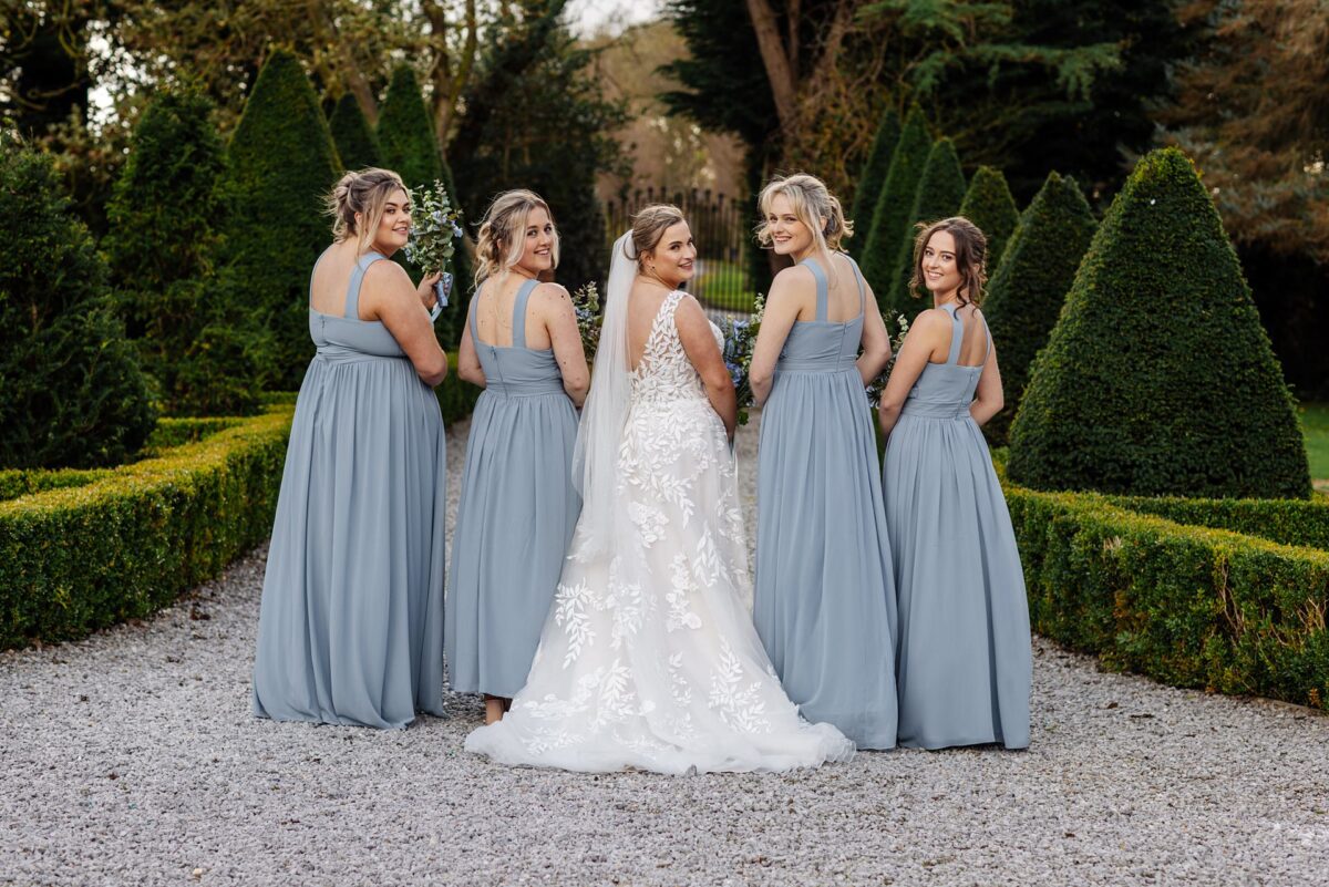 wedding dress portraits bride river barn venue